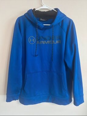 Under Armour Men’s Royal Blue Crewneck Hoodie with Logo
